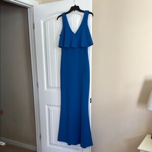Belle by Badgley Mischa Elegant Blue Sleeveless Dress Size 2